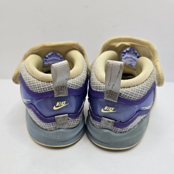 Nike | LeBron 19 TD 'Easter' pastel yellow sporty activewear sneakers Toddler 9 - Picture 8 of 11